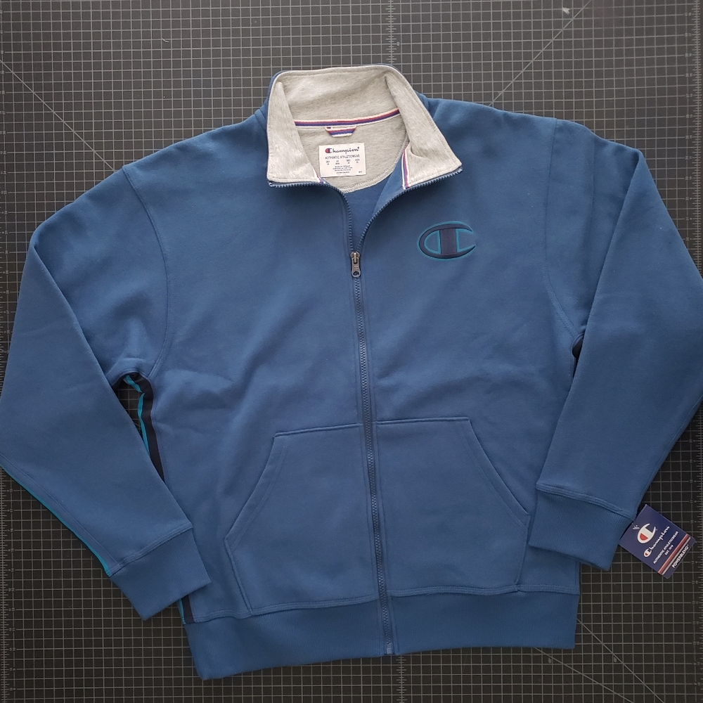 CHAMPION POWERBLEND JACKET - REGAL NAVY